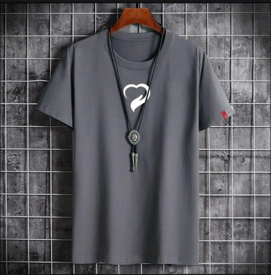 Men's Black Cotton Jersey Round Neck Graphic Sublimation T-Shirt - 1 Pc
